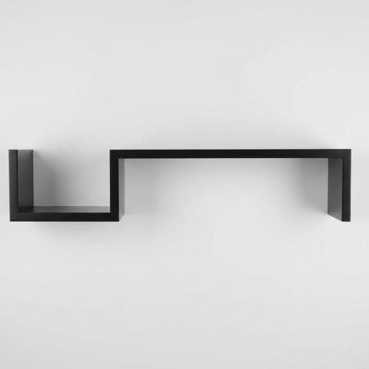 Etagere murale bois naturel - Forme S - Mafrenesiedecoration