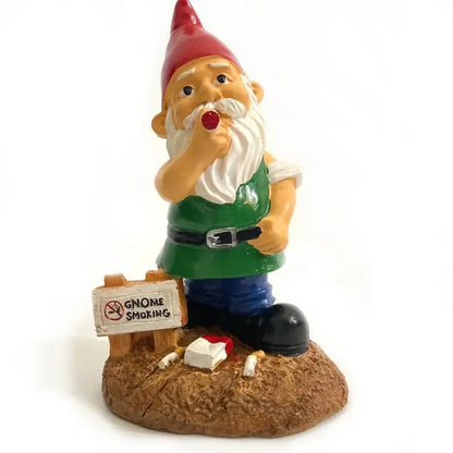 Statue de jardin en résine représentant un gnome vieux homme, décoration de Noël, accessoire pour maison et bureau.