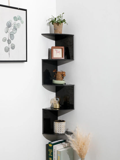 Etagere Murale Angle Bois  - Rangement Coin