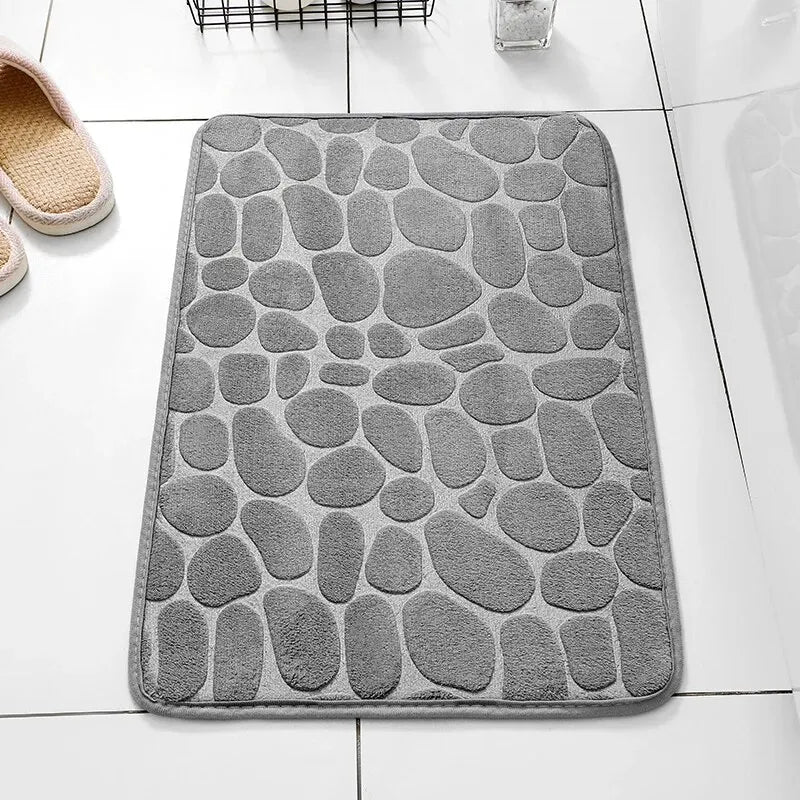 Tapis de bain en mousse à mémoire super absorbants/Tapis-Relief™ - Mafrenesiedecoration