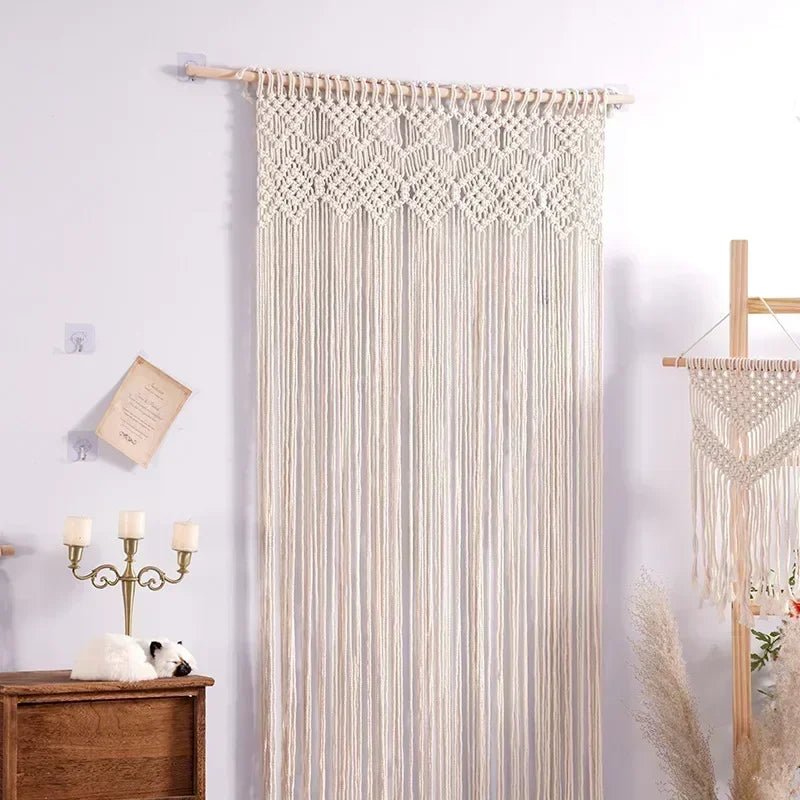 rideau macramé - Mafrenesiedecoration