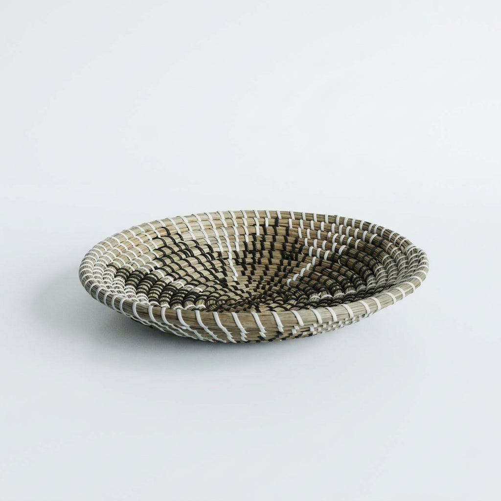 Corbeille murale en herbe marine — Tressée main, 20 à 40 cm