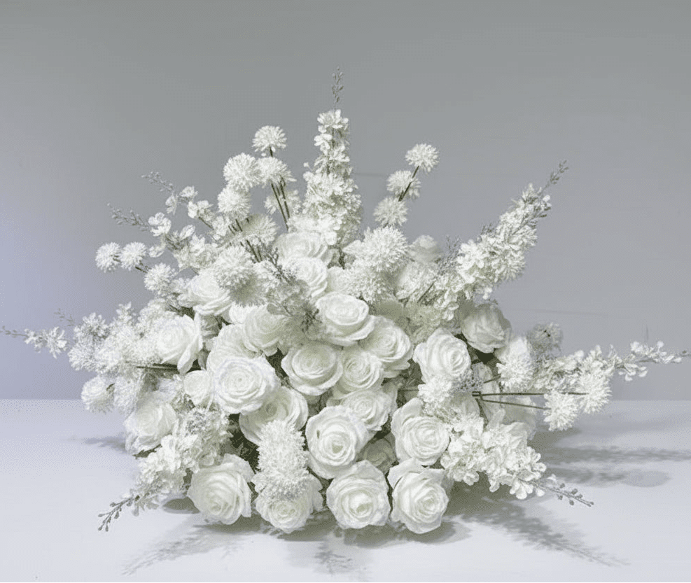 Plante Artificielle Exterieur 30 - 80cm - Roses et Feuillage Réalistes - Mafrenesiedecoration