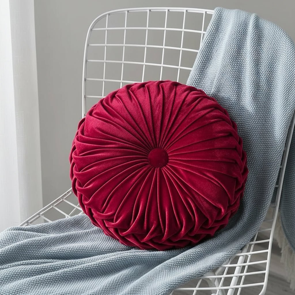 Gros coussin pour canapé | Velours Lombaire - Mafrenesiedecoration
