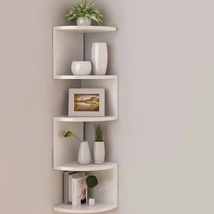 Etagere Murale Angle Bois  - Rangement Coin
