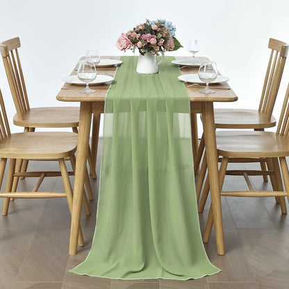 Chemin de table noir chiffon léger semi-transparent table moderne