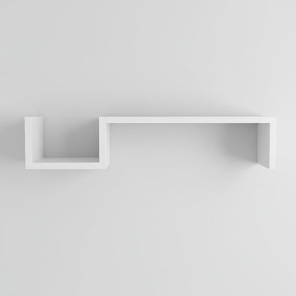 Etagere murale bois naturel - Forme S - Mafrenesiedecoration