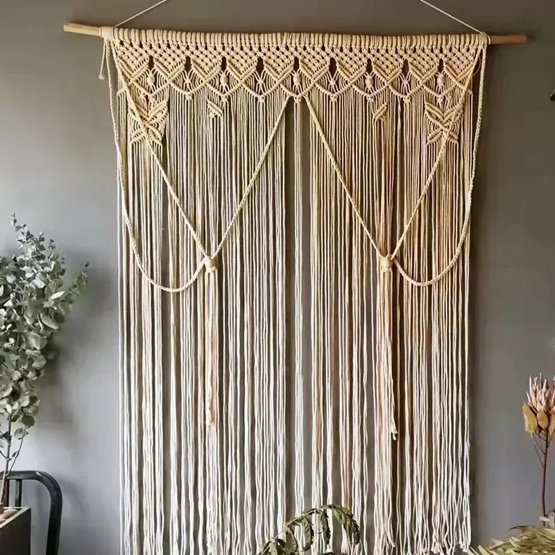 rideau macramé - Mafrenesiedecoration