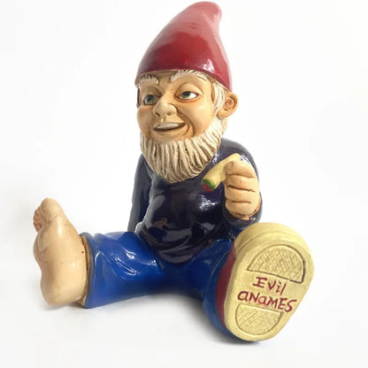 Statue de jardin en résine représentant un nain de Noël, décoration de bureau ou accessoires pour la maison, de la marque Mafrenesiedecoration.