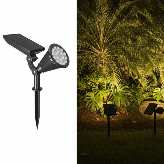 lampe-solaire-jardin-haut-de-gamme-projecteur-200-lumens-orientable-180-degres-facade-arbre-massif