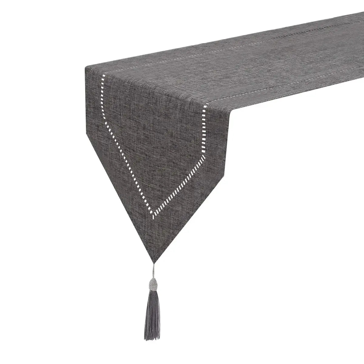 Chemin de table lin vert sauge décoration table tendance