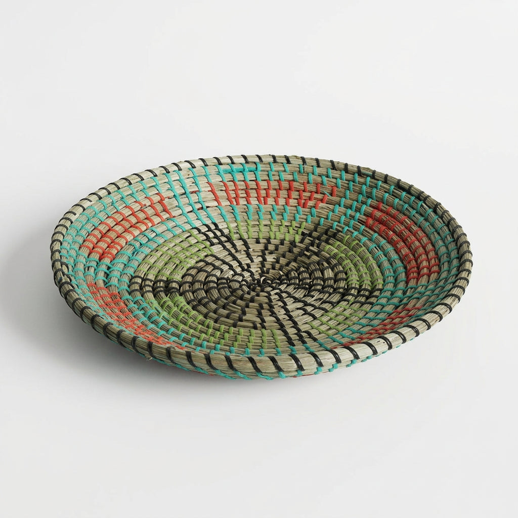 Corbeille murale en herbe marine — Tressée main, 20 à 40 cm