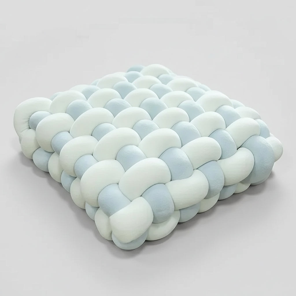  Coussin velours artisanal - détail matière et rembourrage