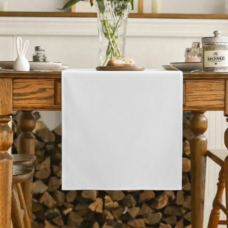Chemin de table lin personnalisable 180x33cm table familiale