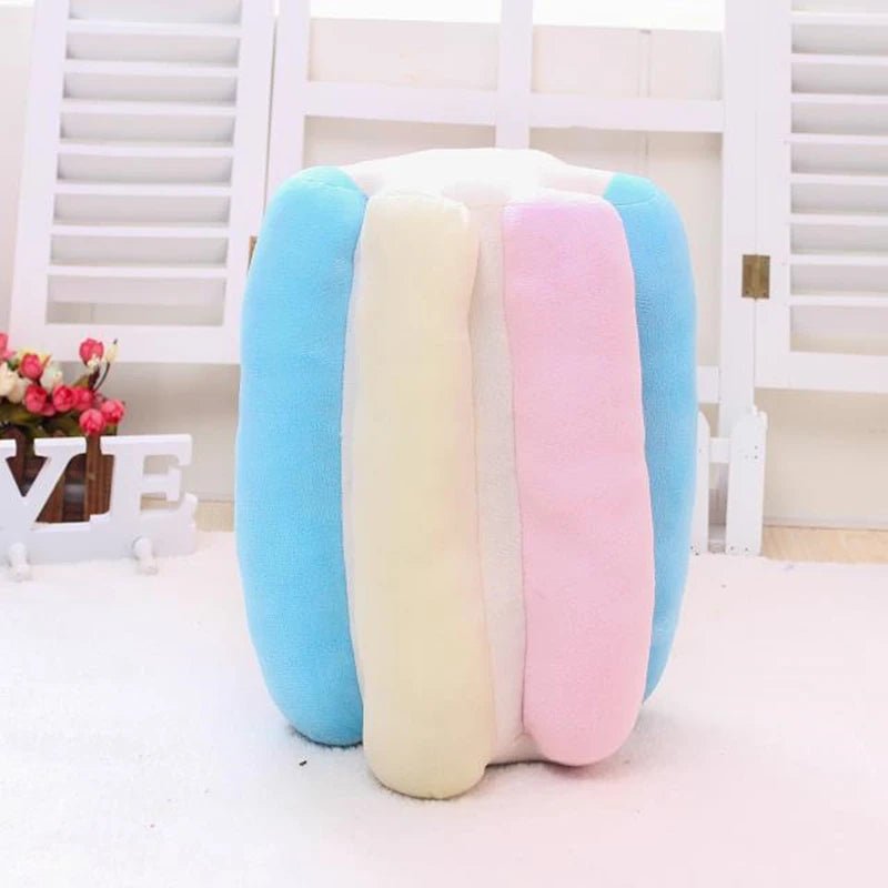 Gros coussin canapé donut peluche 38cm - coussin décoratif confort et style