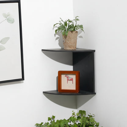 Etagere Murale Angle Bois  - Rangement Coin