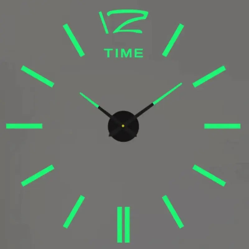 Horloge murale moderne 2023 en acrylique miroir avec design 3D, grande taille, décore pour salon, style fashion par Mafrenesiedecoration