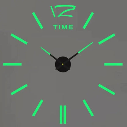 Horloge murale moderne 2023 en acrylique miroir avec design 3D, grande taille, décore pour salon, style fashion par Mafrenesiedecoration
