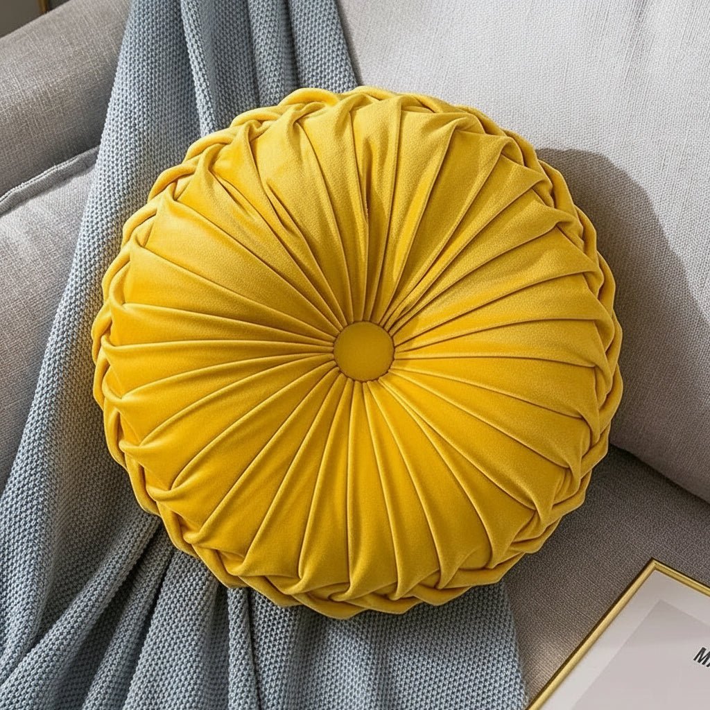 Gros coussin pour canapé | Velours Lombaire - Mafrenesiedecoration