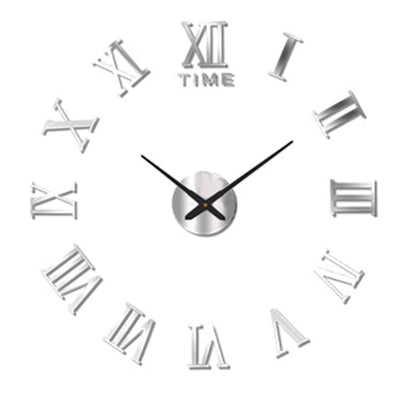 Horloge murale moderne 2023 Mafrenesiedecoration avec miroir en acrylique, design 3D, décoration salon et maison.