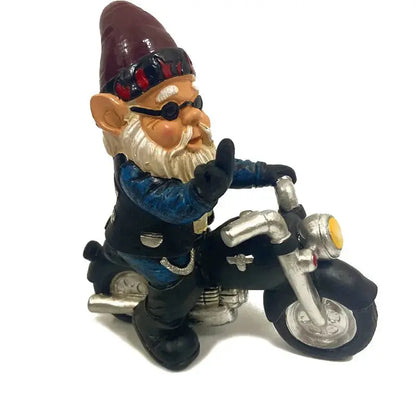Statue de jardin en résine représentant un gnome vieux homme, décoration de Noël et accessoire de maison Mafrenesiedecoration