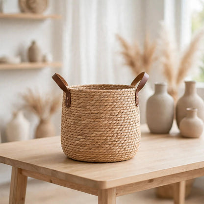 Cache-Pot Suspendu en Fibre Naturelle — 20, 25 ou 30 cm