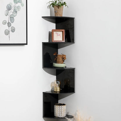 Etagere Murale Angle Bois  - Rangement Coin