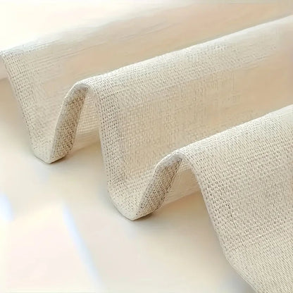 Chemin de table lin naturel 275cm grande tablée