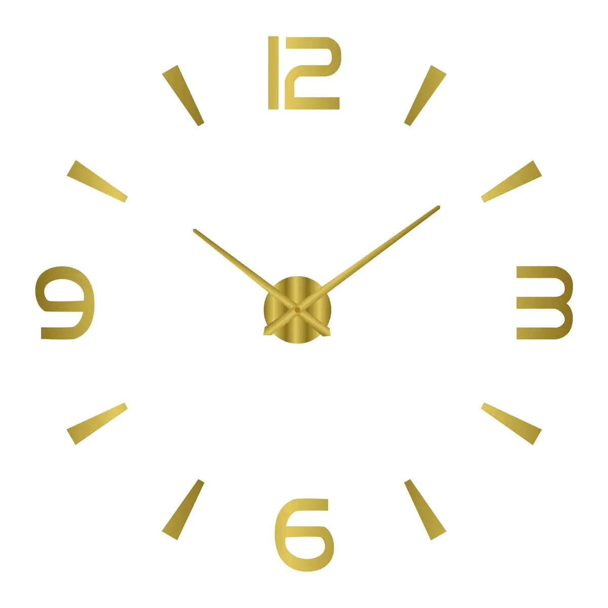Horloge murale moderne 3D en acrylique avec miroir, design large, pour salon ou décoration intérieure, de la marque Mafrenesiedecoration