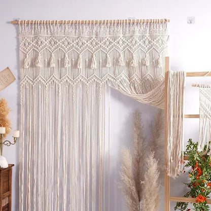 rideau macramé - Mafrenesiedecoration