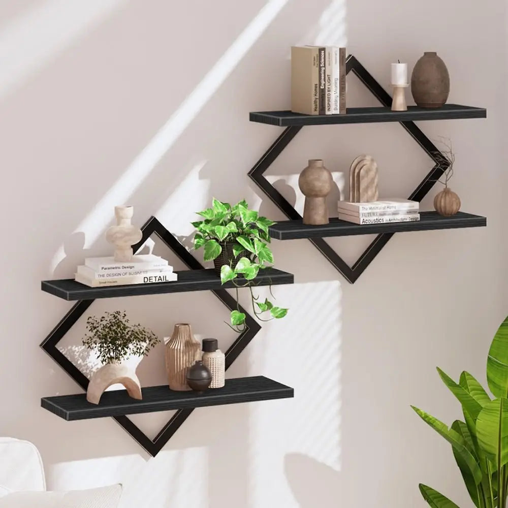 "Etagere murale en bois avant après transformation salle bain désordre organisé accessoires rangés"