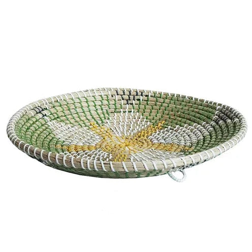 Corbeille murale en herbe marine — Tressée main, 20 à 40 cm