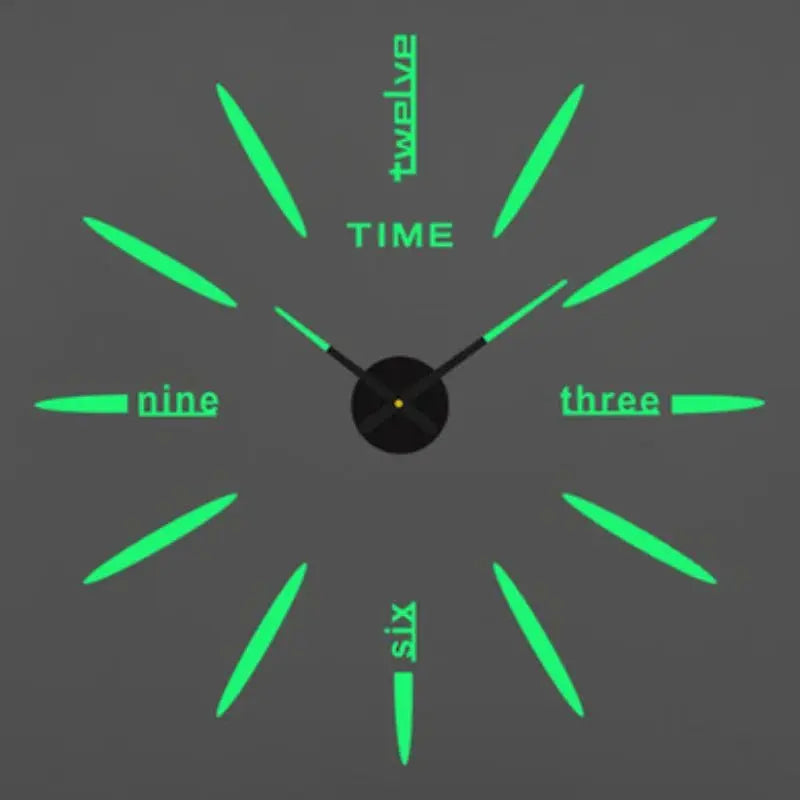 Horloge murale moderne 2023 de Mafrenesiedecoration avec miroir en acrylique, design 3D, pour décoration intérieure élégante