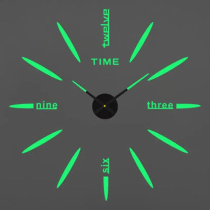 Horloge murale moderne 2023 de Mafrenesiedecoration avec miroir en acrylique, design 3D, pour décoration intérieure élégante