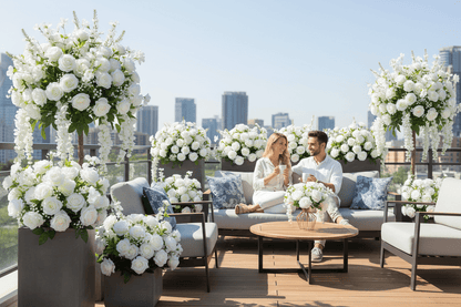 Balcon moderne ensoleillé