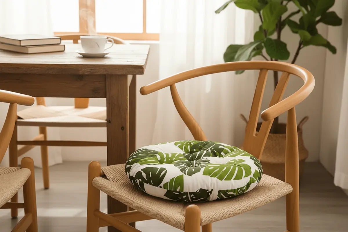 Coussin decoratif canape mandala sur chaise salle à manger