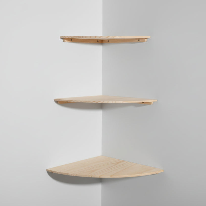 Etagere angle murale
