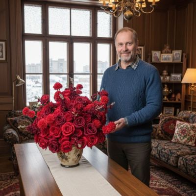 Plante Artificielle Exterieur 30 - 80cm - Traitement Anti - UV Professionnel | Roses Réalistes - Mafrenesiedecoration