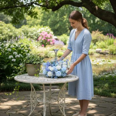 Plante Artificielle Exterieur 30 - 80cm - Roses et Feuillage Réalistes - Mafrenesiedecoration