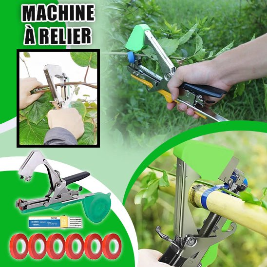 Machine professionnelle attacher plantes portable/Click-Clackᵀᴹ - Mafrenesiedecoration