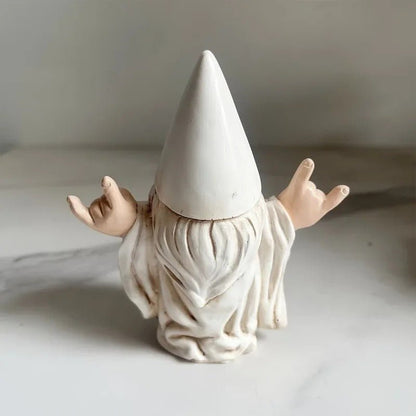 Figurine nain de jardin moderne tendance en résine résistante aux intempéries pour décoration extérieure