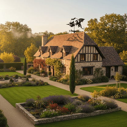 Installation facile girouette sorcière dragon système montage roulement à billes - tutoriel pratique