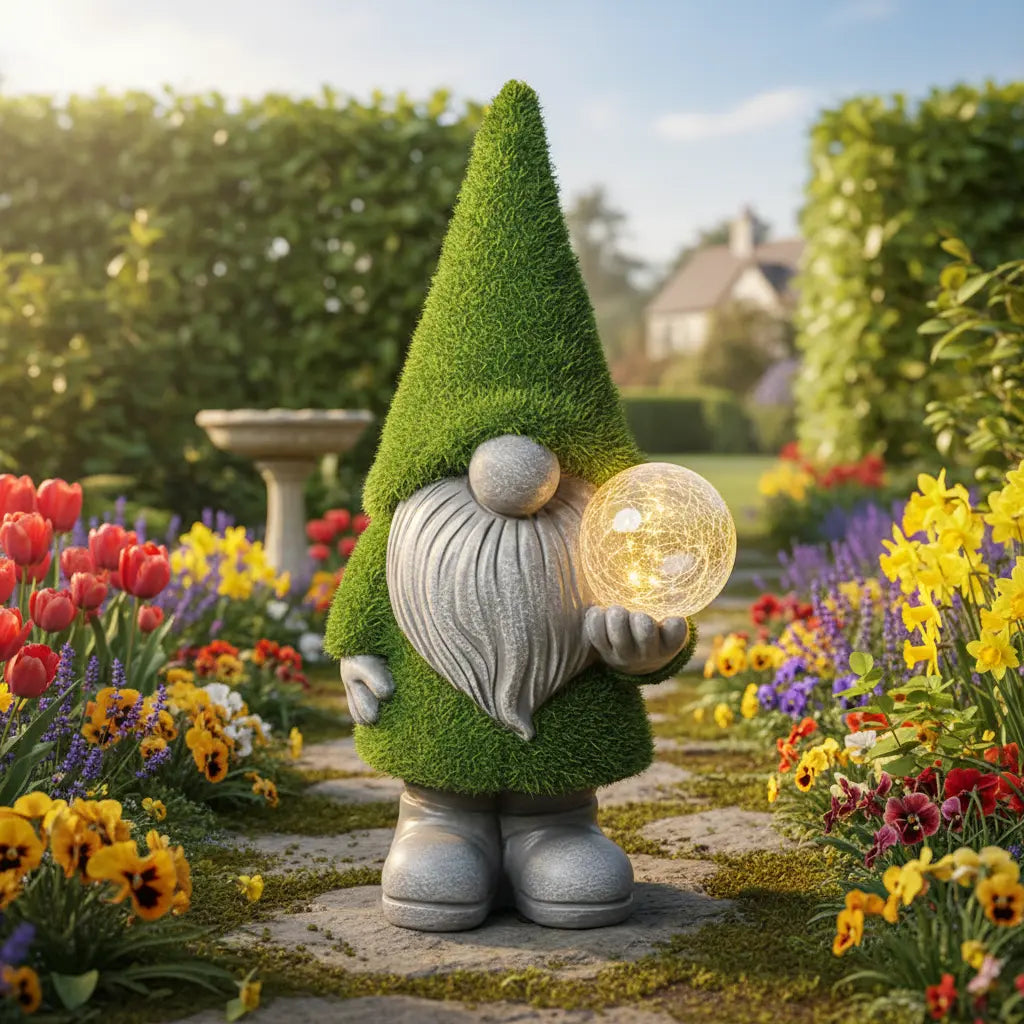 Nain orbe magique jardin
