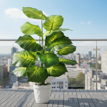 Plante artificielle extérieur anti UV polyvalente pot balcon terrasse jardin flexible