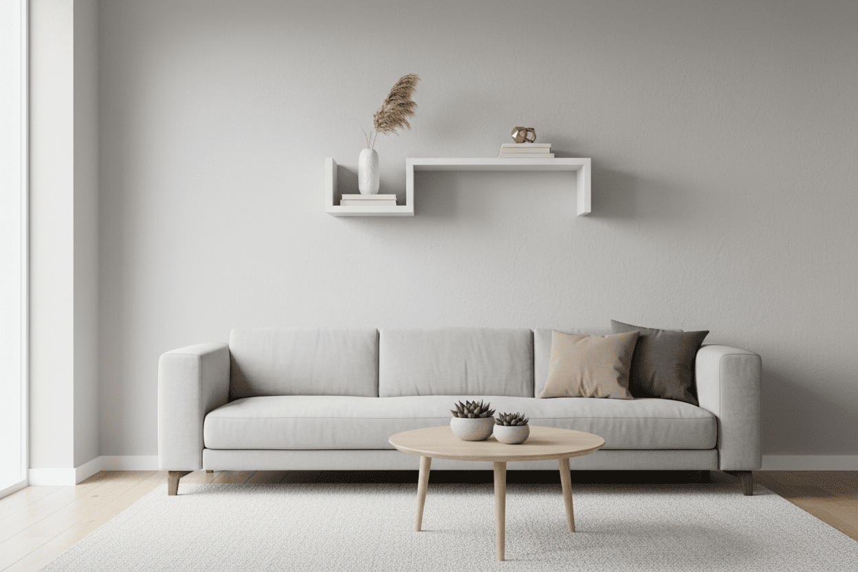 Étagère design flottant moderne