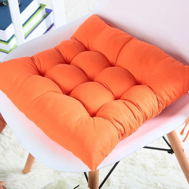 Coussin de Chaise Carré 40cm | Matelassé Confortable - Mafrenesiedecoration