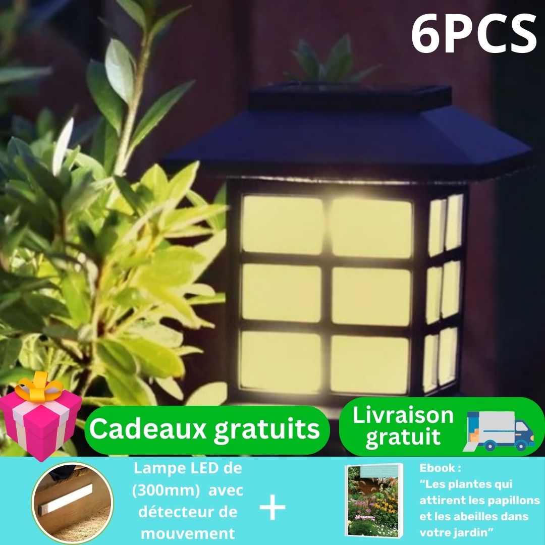 Lampes solaire de jardin /LED Solaire™ - Mafrenesiedecoration 6-pcs