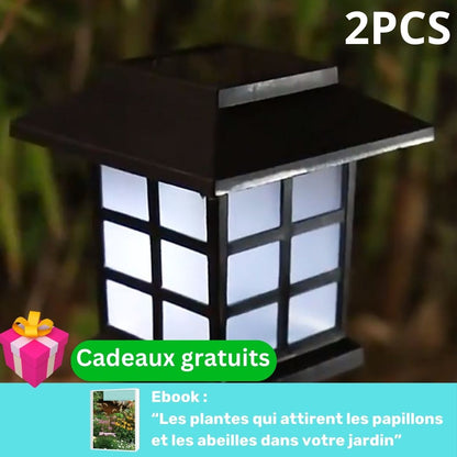 Lampes solaires de jardin /LED Solaire™ - Mafrenesiedecoration-noir-2-pcs