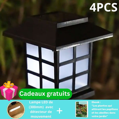 Lampes solaires de jardin /LED Solaire™ - Mafrenesiedecoration-noir-4-pcs