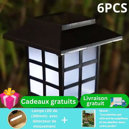 Lampes solaires de jardin /LED Solaire™ - Mafrenesiedecoration-noir-6-pcs
